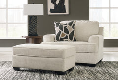 Heartcort Oversized Chair and Ottoman