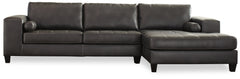 Nokomis 2-Piece Sectional with Chaise and Oversized Accent Ottoman