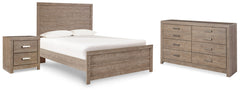 Culverbach Full Panel Bed, Dresser and Nightstand