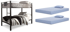 Dinsmore Twin over Twin Bunk Bed with Mattresses