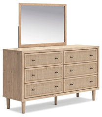 Cielden Queen Panel Bed, Dresser, Mirror and Nightstand