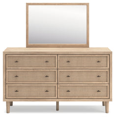 Cielden Queen Panel Bed, Dresser, Mirror and Nightstand