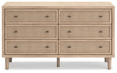 Cielden King Panel Bed, Dresser and Nightstand