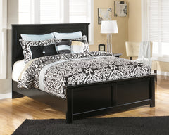 Maribel Queen Panel Bed with Dresser, Mirror and 2 Nightstands