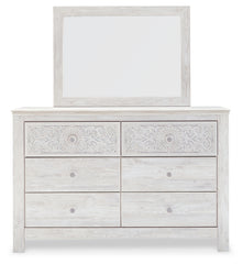 Paxberry King Panel Bed, Dresser and Mirror