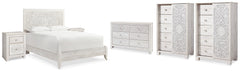 Paxberry Queen Panel Bed, Dresser, 2 Chests and 2 Nightstands