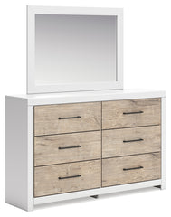 Charbitt Queen Panel Bed, Dresser, Mirror and Nightstand