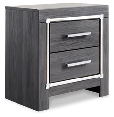 Lodanna Queen Storage Bed and Nightstand