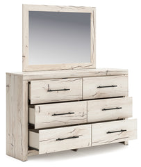 Lawroy Full Panel Bed, Dresser and Mirror