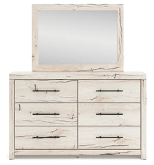 Lawroy Full Panel Bed, Dresser and Mirror