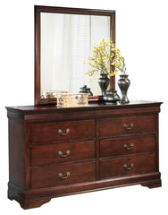 Alisdair King Sleigh Bed, Dresser, Mirror and Nightstand