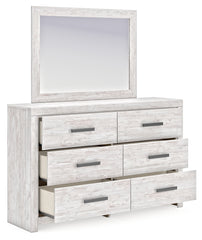 Cayboni Queen Panel Bed, Dresser, Mirror and Nightstand