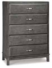 Caitbrook King Storage Bed, Chest and 2 Nightstands