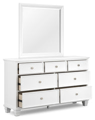 Fortman King Panel Bed, Dresser and Mirror