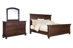 Porter California King Panel Bed, Dresser and Mirror