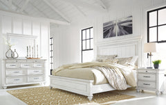 Kanwyn Queen Panel Bed, Dresser, Mirror and Nightstand