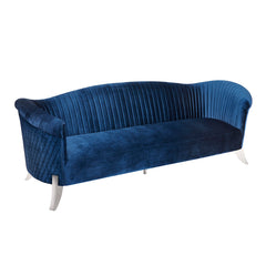 Hallam Sofa: Blue velvet