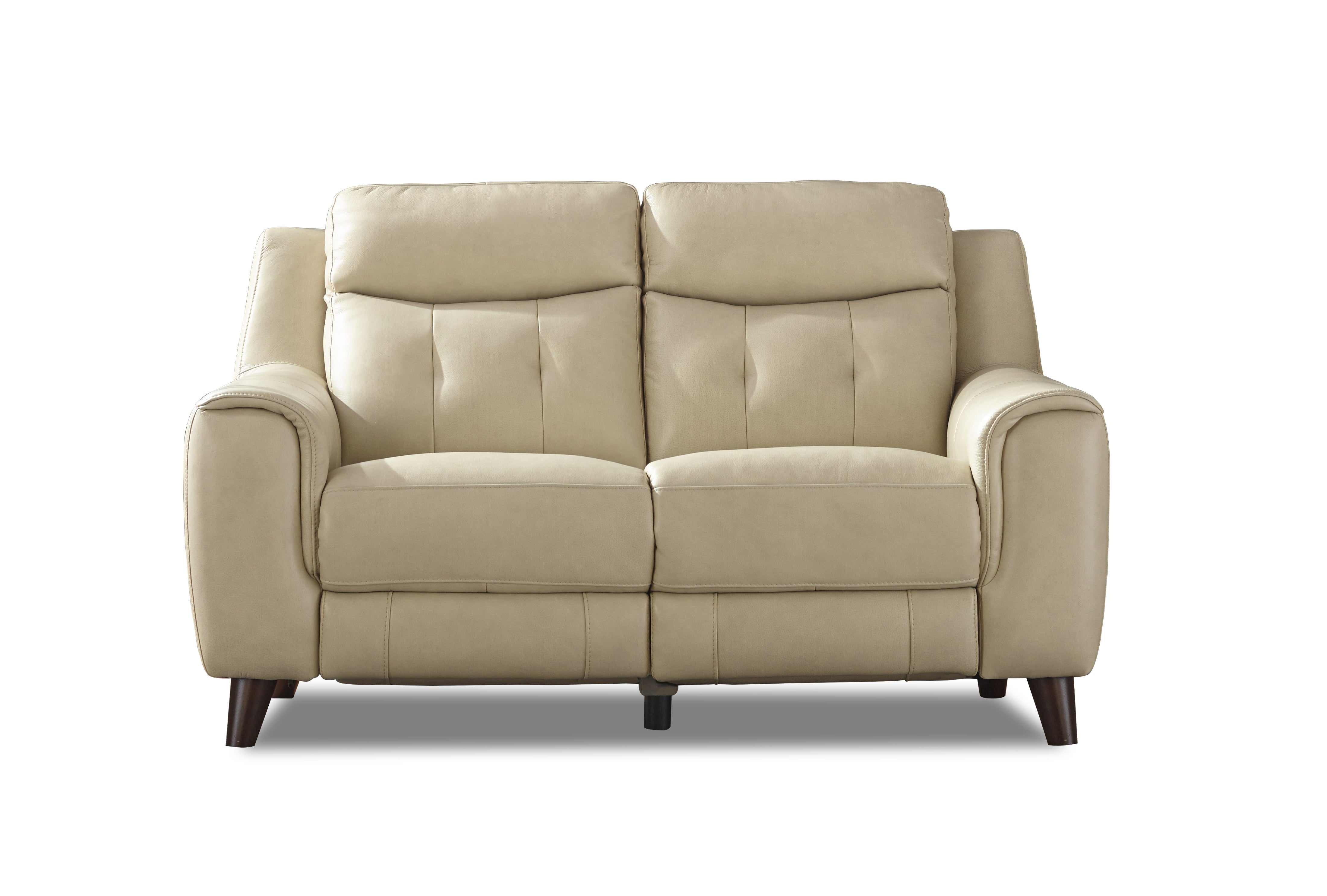 Campania leather power reclining sofa with power headrests sale